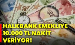 Halkbank emekliye 10.000 TL nakit veriyor!