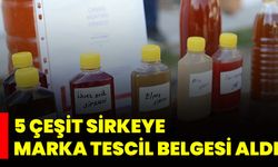 5 Çeşit Sirkeye Marka Tescil Belgesi Aldı