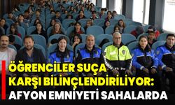 Öğrenciler Suça Karşı Bilinçlendiriliyor: Afyon Emniyeti Sahalarda