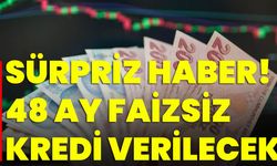 Sürpriz Haber! 48 Ay Faizsiz Kredi Verilecek