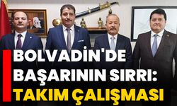 Bolvadin'de başarının sırrı: Takım çalışması