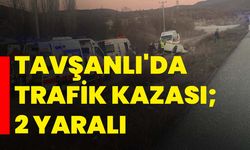 Tavşanlı'da trafik kazası; 2 yaralı