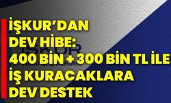 İŞKUR’dan Dev Hibe: 400 Bin + 300 Bin TL İle İş Kuracaklara Dev Destek