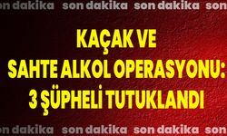 Kaçak Ve Sahte Alkol Operasyonu: 3 Şüpheli Tutuklandı