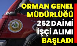 Orman Genel Müdürlüğü 252 Daimi İşçi Alımı Başladı