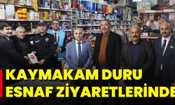 Kaymakam Duru Esnaf Ziyaretlerinde