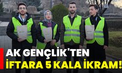 AK Gençlik'ten İftara 5 Kala İkram!