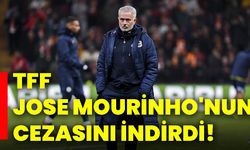 TFF, Jose Mourinho'nun cezasını indirdi!