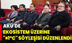 AKÜ'de Ekosistem Üzerine "±1°C" Söyleşisi Düzenlendi