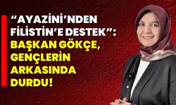 “Ayazini’nden Filistin’e Destek”: Başkan Gökçe, Gençlerin Arkasında Durdu!