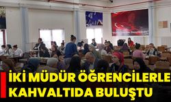 İki Müdür Öğrencilerle Kahvaltıda Buluştu