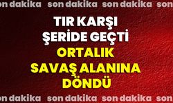 Tır Karşı Şeride Geçti Ortalık Savaş Alanına Döndü