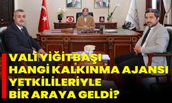 Vali Yiğitbaşı, Hangi Kalkınma Ajansı Yetkilileriyle Bir Araya Geldi?
