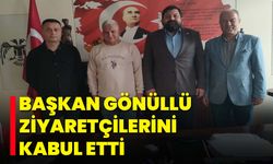 Başkan Gönüllü, Ziyaretçilerini Kabul Etti