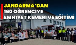 Jandarma’dan 160 Öğrenciye Emniyet Kemeri ve Eğitimi