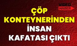 Çöp Konteynerinden İnsan Kafatası Çıktı