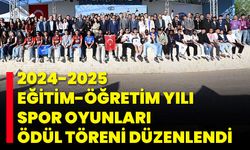 2024-2025 Eğitim-Öğretim Yılı Spor Oyunları Ödül Töreni Düzenlendi