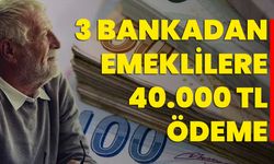 3 Bankadan Emeklilere 40.000 TL Ödeme