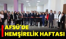 AFSÜ'de Hemşirelik Haftası