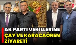 AK Parti Vekillerine Çay ve Karacaören Ziyareti