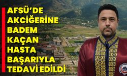 AFSÜ’de Akciğerine Badem Kaçan Hasta Başarıyla Tedavi Edildi
