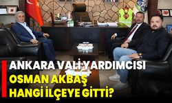 Ankara Vali Yardımcısı Osman Akbaş Hangi İlçeye Gitti?