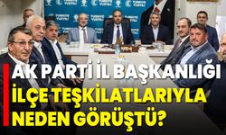 AK Parti İl Başkanlığı, İlçe Teşkilatlarıyla Neden Görüştü?
