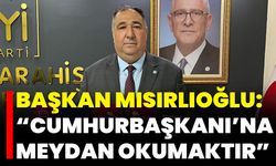 Başkan Mısırlıoğlu: “Cumhurbaşkanı’na Meydan Okumaktır”