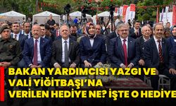 Bakan Yardımcısı Yazgı Ve Vali Yiğitbaşı’na Verilen Hediye Ne? İşte O Hediye