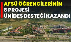 AFSÜ Öğrencilerinin 8 Projesi, ÜNİDES Desteği Kazandı