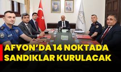 Afyon’da 14 noktada sandıklar kurulacak