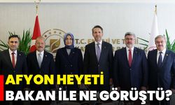 Afyon Heyeti Bakan ile Ne Görüştü?