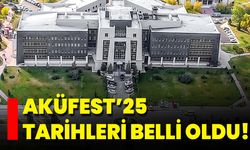 AKÜFEST’25 Tarihleri Belli Oldu!