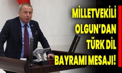 Milletvekili Olgun’dan Türk Dil Bayramı Mesajı!