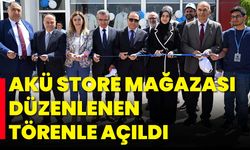 AKÜ STORE Mağazası Düzenlenen Törenle Açıldı
