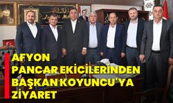Afyon Pancar Ekicilerinden Başkan Koyuncu'ya Ziyaret