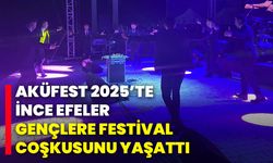 AKÜFEST 2025’te İnce Efeler, Gençlere Festival Coşkusunu Yaşattı