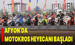 Afyon'da Motokros Heyecanı Başladı