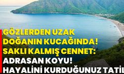 Gözlerden Uzak, Doğanın Kucağında! Saklı Kalmış Cennet: Adrasan Koyu! Hayalini Kurduğunuz Tatil