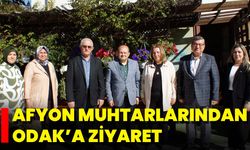 Afyon Muhtarlarından ODAK’a Ziyaret