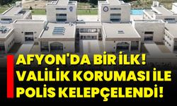 Afyon'da Bir İlk! Valilik Koruması İle Polis Kelepçelendi!