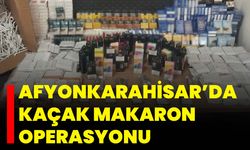 Afyonkarahisar’da Kaçak Makaron Operasyonu