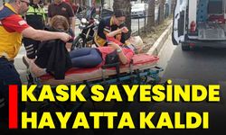 Kask Sayesinde Hayatta Kaldı