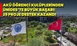AKÜ Öğrenci Kulüplerinden ÜNİDES’te Büyük Başarı: 29 Proje Destek Kazandı
