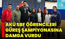 AKÜ SBF Öğrencileri Güreş Şampiyonasına Damga Vurdu