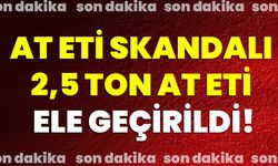 At Eti Skandalı: 2,5 Ton At Eti Ele Geçirildi!