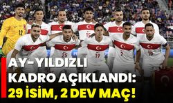 Ay-Yıldızlı Kadro Açıklandı: 29 İsim, 2 Dev Maç!