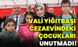 Vali Yiğitbaşı cezaevindeki çocukları unutmadı!