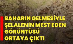 Baharın gelmesiyle şelalenin mest eden görüntüsü ortaya çıktı