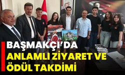 Başmakçı’da Anlamlı Ziyaret ve Ödül Takdimi
